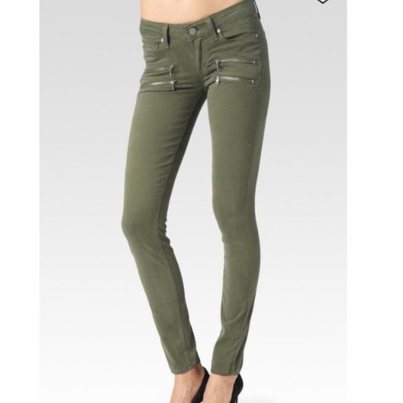 Paige Edgemont Jeans Green - Picture 7 of 8
